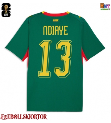 Senegal Iliman Ndiaye #13 Bortatröja VM 2026 Kortärmad
